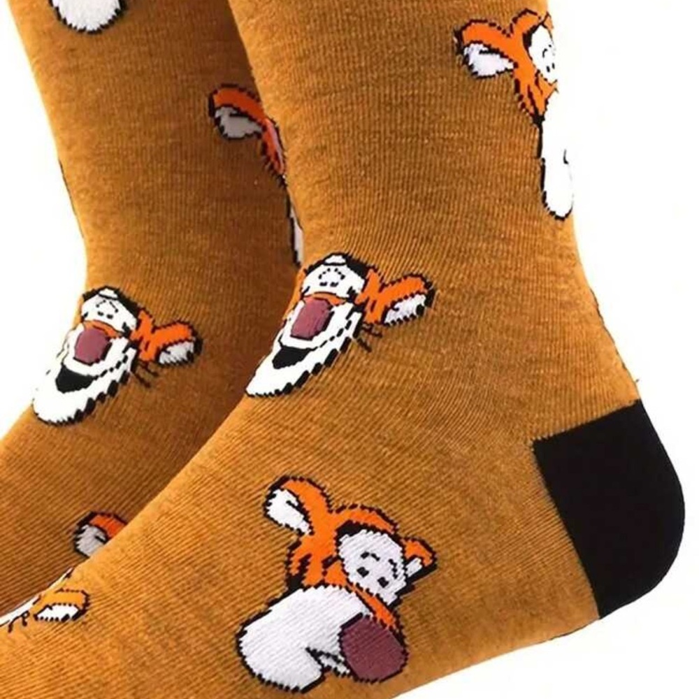 •Tigger-Riffic• Tigger Graphic All Over Unisex Socks 3 for $21 - Picture 2 of 2